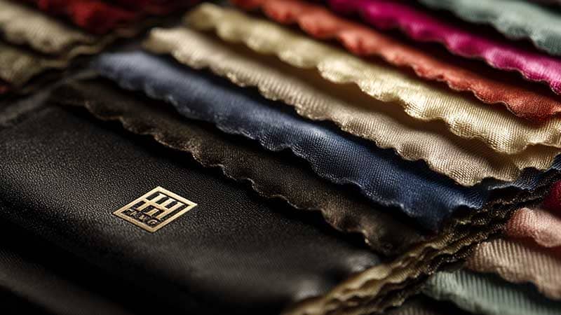 High-quality silk fabrics in 16mm to 25mm weights, ideal for custom logo printing and embroidery